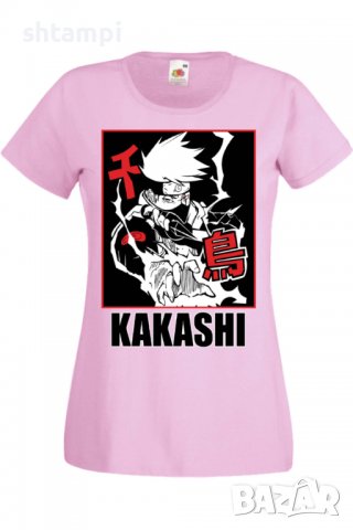 Дамска тениска Аниме Манга Naruto Hatake Kakashi 04 Chidori,Анимация,игра,Празник,Повод., снимка 10 - Тениски - 38059541