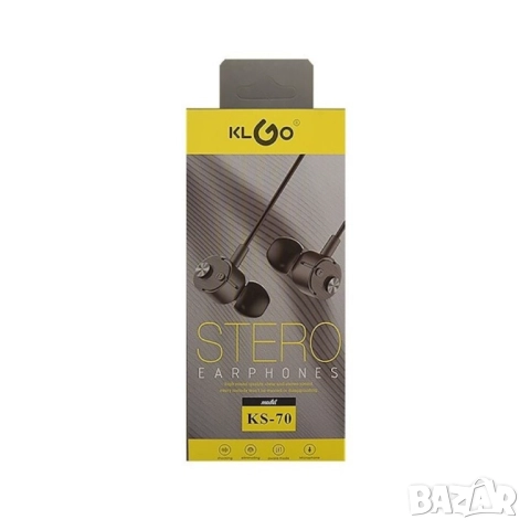 Жични стерео слушалки KLGO KS-70 EP60, снимка 2 - Други стоки за дома - 52086096