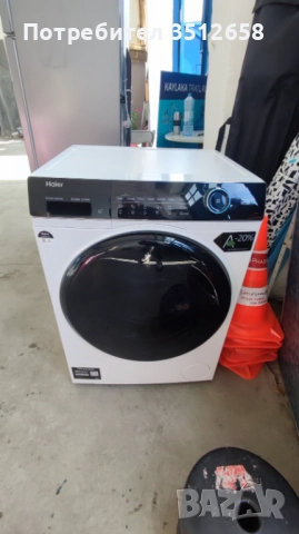 Пералня HAIER HW80-B14959EU1-S 8.0 kg, 1400 об/min, снимка 2 - Перални - 52471570