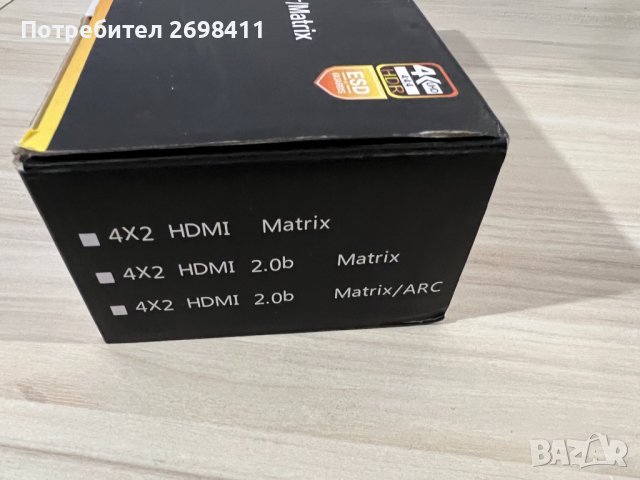  4K сплитер и суич с оптика и коаскиал, снимка 3 - Други - 43491039