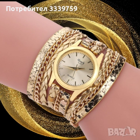 Дамски часовник тип гривна, снимка 2 - Дамски - 53377436