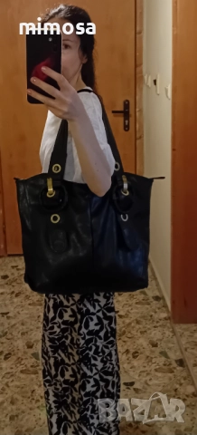 Кожена дамска чанта, снимка 9 - Чанти - 51619584
