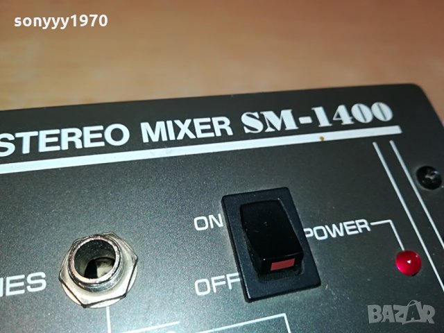 fonestar sm-1400 stereo mixer внос spain 1206211812, снимка 10 - Ресийвъри, усилватели, смесителни пултове - 33193753