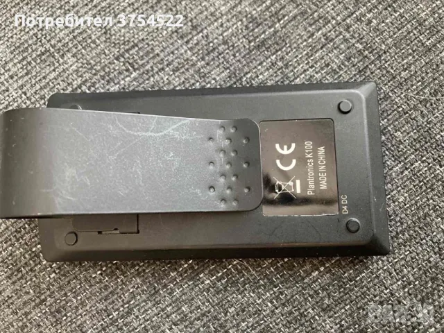 Спийкърфон за кола Plantronics K100, FM трансмитер, Micro USB, снимка 3 - Аксесоари и консумативи - 50322646