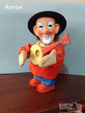 Стара СОЦ-механична играчка Клоун., снимка 8 - Антикварни и старинни предмети - 27259803