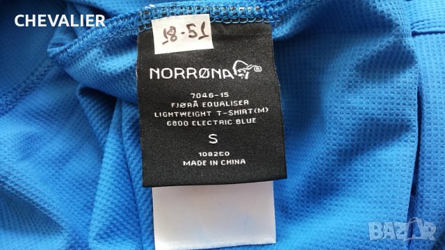 NORRONA Fjora T-Shirt Размер S мъжка тениска 18-51, снимка 13 - Тениски - 37984187