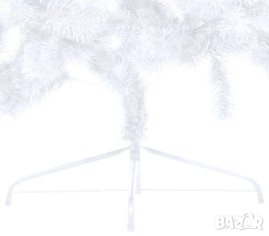 Изкуствена коледна елха - бяла -120см, снимка 2 - Декорация за дома - 52450830