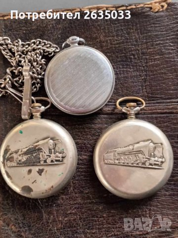 Часовници "Мълния" 3 броя, снимка 2 - Джобни - 42958080