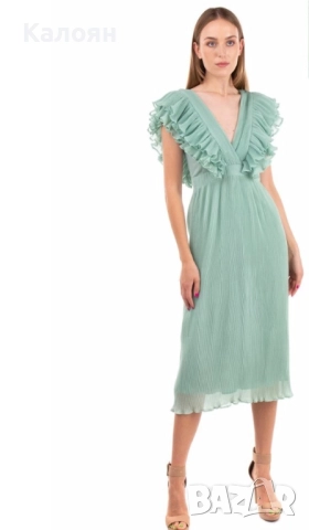 TOPSHOP дамска дълга рокля - размер EUR-36/UK-8, снимка 2 - Рокли - 51800772