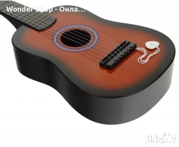 🎸 Детска дървена класическа китара – Идеалният инструмент за малките музиканти 🎸, снимка 3 - Музикални играчки - 48779111