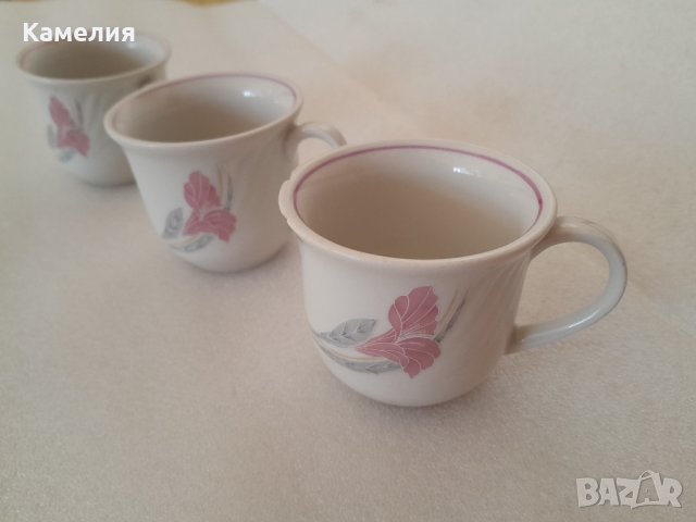 3 порцеланови чашки Изида, снимка 1 - Чаши - 43016269