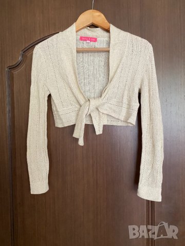 Детска къса жилетка/болеро за момиче за 6/8 години