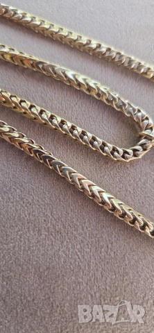 Златно плътно ланче 
