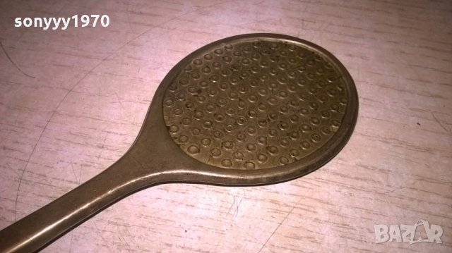 ретро обувалка-мед/месинг-внос швеицария-27х5см, снимка 12 - Колекции - 27099207