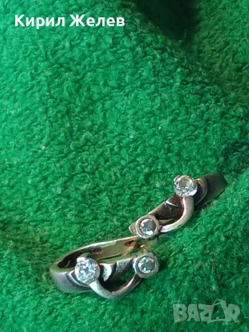 ПРЕКРАСНИ СКЪПОЦЕННИ АНГЛИЙСКИ СРЕБЪРНИ ОБЕЦИ СРЕБРО 925 с БЛЕСТЯЩИ ФАСЕТИРАНИ ЦИРКОНИ 48252, снимка 12 - Обеци - 49601470