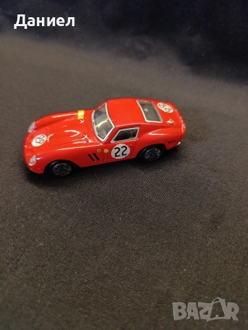 Количка Burago Ferrari 250 gto, снимка 3 - Колекции - 53482361