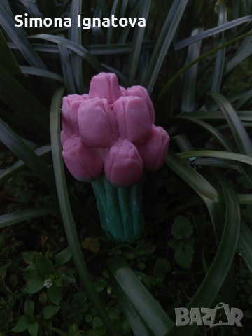 Ръчно направена ароматна натурална соева свещ