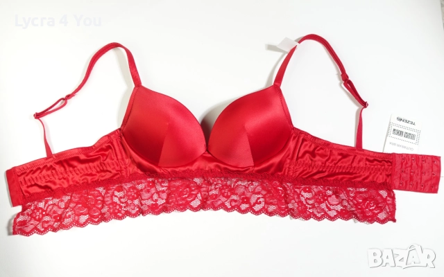Tezenis 70B сутиен в червен наситен цвят, снимка 11 - Бельо - 52701099