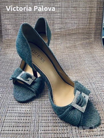 Отворени летни обувки GUESS BY MARCIANO оригинал, снимка 7 - Дамски обувки на ток - 50573530