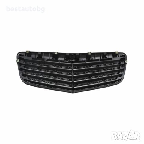 Решетка за Mercedes E-Class W211 (2006-2008) Фейслифт AMG Черна, снимка 3 - Аксесоари и консумативи - 43580883