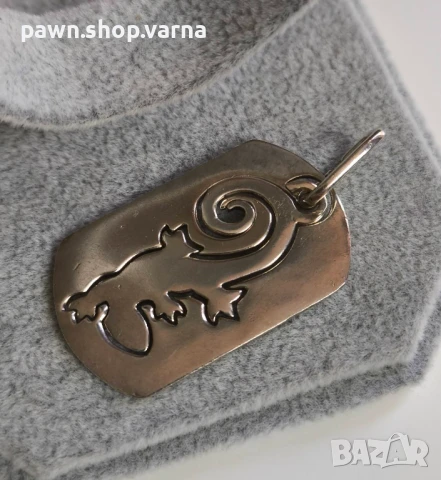 Винтидж сребърна висулка – 925 проба, снимка 3 - Колиета, медальони, синджири - 51132811