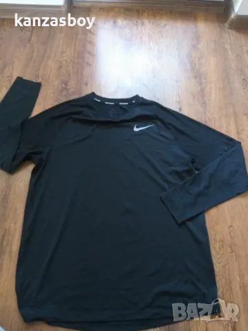 Nike Element Top - страхотна мъжка блуза КАТО НОВА Л , снимка 4 - Блузи - 47669397