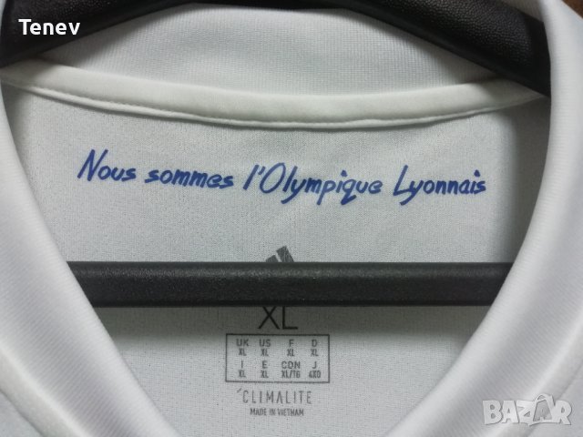 OLYMPIQUE LYONNAIS LYON ADIDAS НОВА ОРИГИНАЛНА ФУТБОЛНА ТЕНИСКА ФЛАНЕЛКА , снимка 3 - Тениски - 40686112