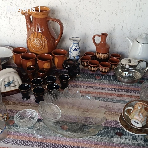 Сервизи чаши чинии керамика кристал юзчета, снимка 7 - Чаши - 50703819