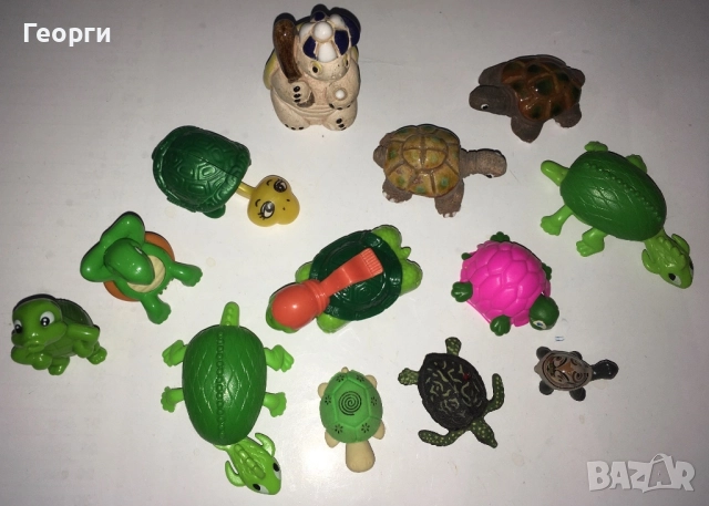 Лот костенурки на Киндер и други от Италия. (Kinder Surprise), снимка 2 - Фигурки - 52805136