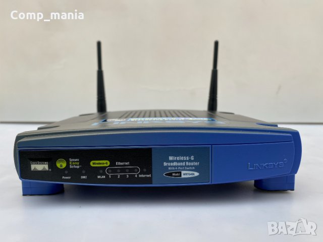 Рутер LINKSYS WRT54GL, снимка 3 - Рутери - 34835465