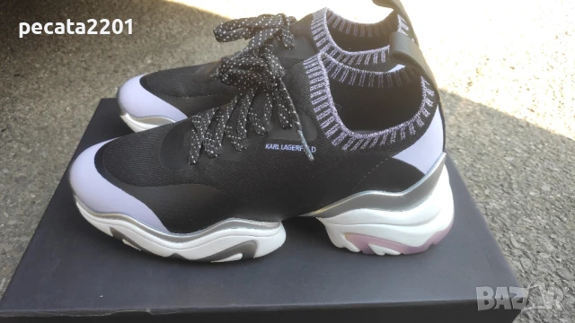 Продавам - дамски маратонки Karl Lagerfeld Chunky, снимка 6 - Маратонки - 50551945
