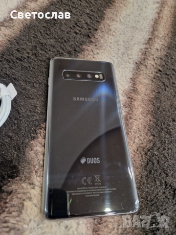 Samsung Galaxy S10 128/8GB черен, снимка 3 - Samsung - 52139318