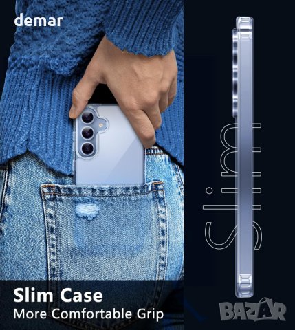 FNTCASE Калъф за Samsung Galaxy S24-Plus прозрачен военен удароустойчив, снимка 6 - Калъфи, кейсове - 43960597