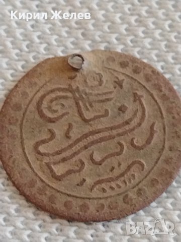 Стар КОРАБЕН ЖЕТОН над стогодишен рядък бронз мед за КОЛЕКЦИОНЕРИ 42508