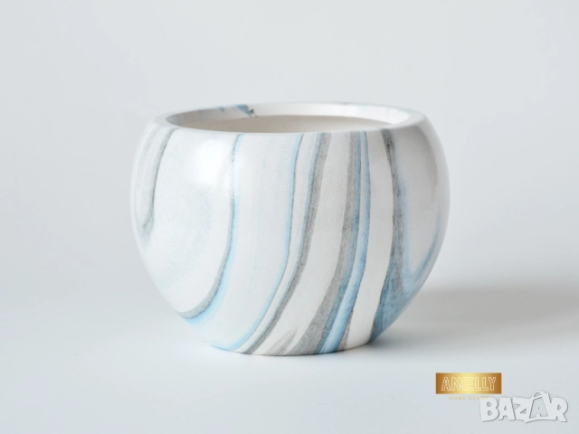 Декоративни Кашпи за Сукуленти и Цветя / Подарък за Нов Дом / Цветни Саксии Изработени от Смола , снимка 10 - Саксии и кашпи - 52412648