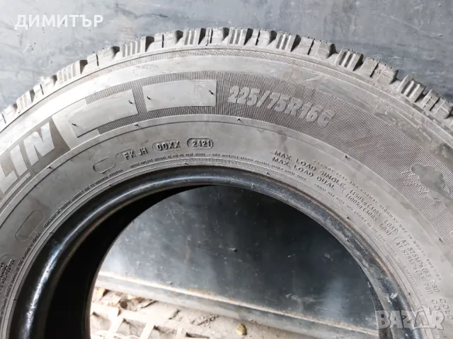 2бр.зимни гуми MICHELIN 225/75/16C 121R DOT2421, снимка 5 - Гуми и джанти - 48762081