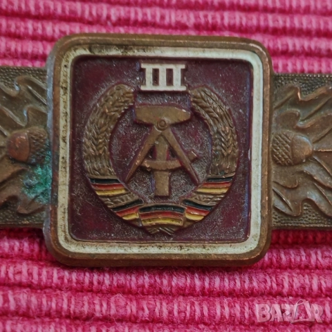 Нагръден знак 3 та степен,ГДР. , снимка 3 - Колекции - 52536779