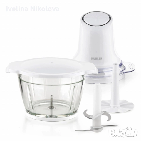 Мини чопър Muhler MCH-5088 – Мели, реже и пасира за секунди, снимка 6 - Чопъри и пасатори - 52671666