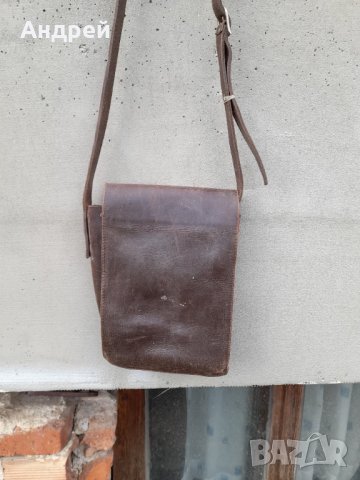 Стара кожена чанта #15, снимка 3 - Антикварни и старинни предмети - 32772838