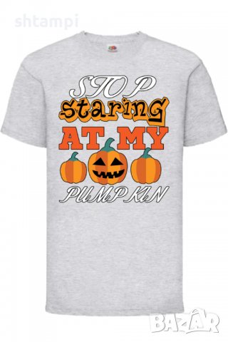 Детска тениска Stop Staring At My Pumpkin 3,Halloween,Хелоуин,Празник,Забавление,Изненада,Обичаи,, снимка 5 - Детски тениски и потници - 38155452