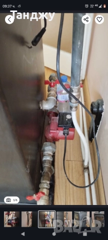 Камина на водна риза с помпа 10 кW