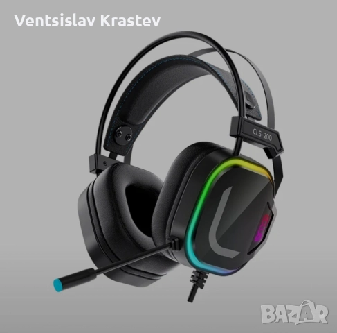 Headset With Microphone | COLUSI CLS-200 RGB Gaming Headset