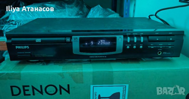 Philips CD 723 компакт диск плейър без дистанционно , снимка 3 - Аудиосистеми - 44086632