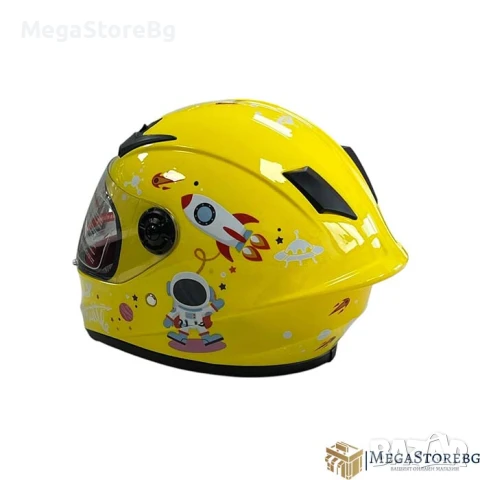 Детска каска 506 - размер М - Жълта, снимка 3 - Аксесоари и консумативи - 50526603