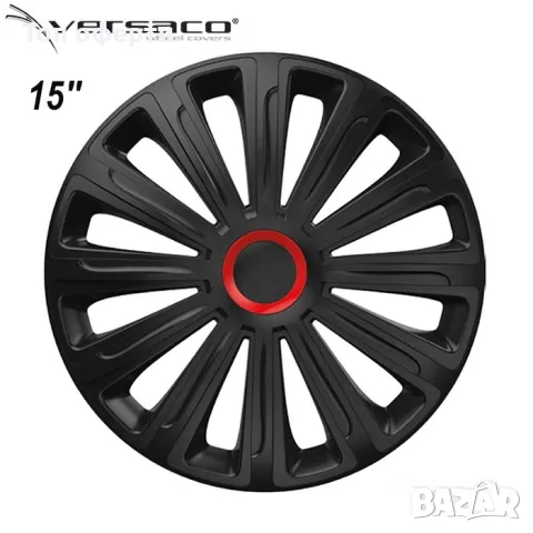Тасове за джанти 14, 15 цола Versaco Trend RR Black, снимка 3 - Аксесоари и консумативи - 48804383