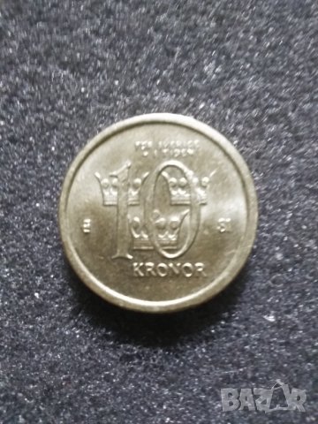10 крони 2007г. Швеция
