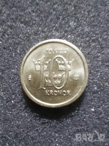 10 крони 2007г. Швеция