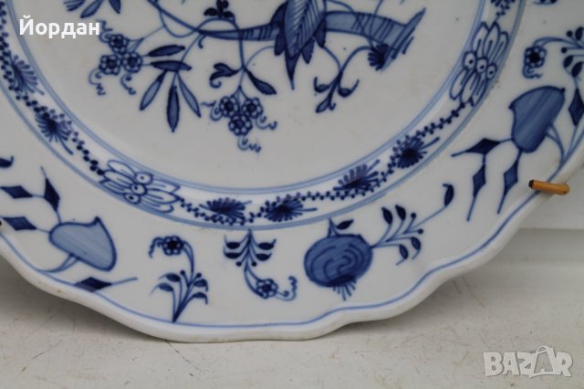 Порцеланова чиния Мейсен, снимка 4 - Чинии - 37074698