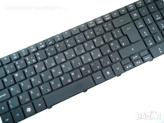 Клавиатура ACER ASPIRE 5536 5738 5739 5740 7740 5810 5410 7738 MATT с кирилица, снимка 2 - Части за лаптопи - 49776547