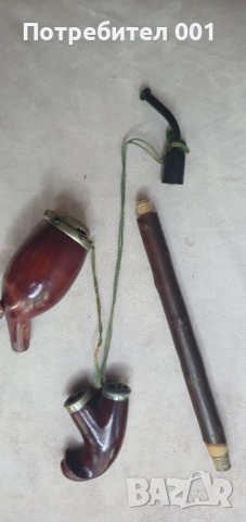 Стара немска лула с капаче, снимка 3 - Други ценни предмети - 52975037